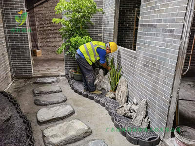 歷時(shí)半個(gè)月!位于禪城嶺南盛世的茶舍園林綠化工程改造項(xiàng)目已順利完工